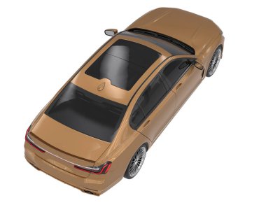 Luxury isolated on white background. 3d rendering - illustration