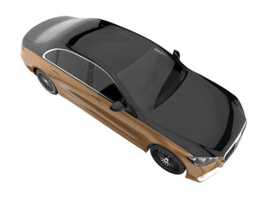 Luxury isolated on white background. 3d rendering - illustration