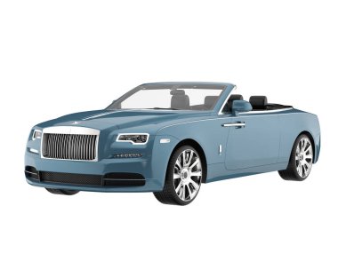 Luxury isolated on white background. 3d rendering - illustration