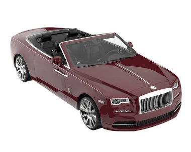 Luxury isolated on white background. 3d rendering - illustration