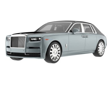 Luxury isolated on white background. 3d rendering - illustration