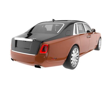 Luxury isolated on white background. 3d rendering - illustration