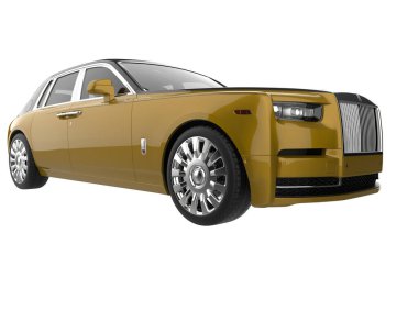 Luxury isolated on white background. 3d rendering - illustration