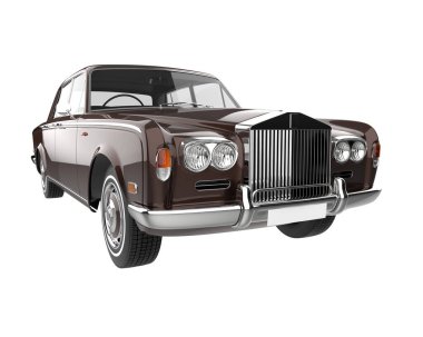 Luxury isolated on white background. 3d rendering - illustration