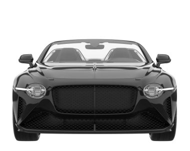 Sport car isolated on white background. 3d rendering - illustration