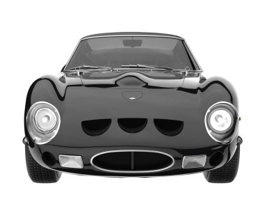 Sport car isolated on white background. 3d rendering - illustration