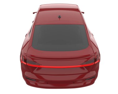 Realistic SUV isolated on white background. 3d rendering - illustration