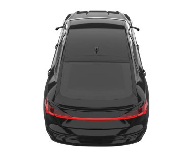 Realistic SUV isolated on white background. 3d rendering - illustration