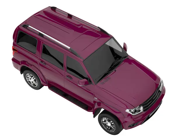Realistic Suv Isolated Background Mask Rendering Illustration — Foto de Stock