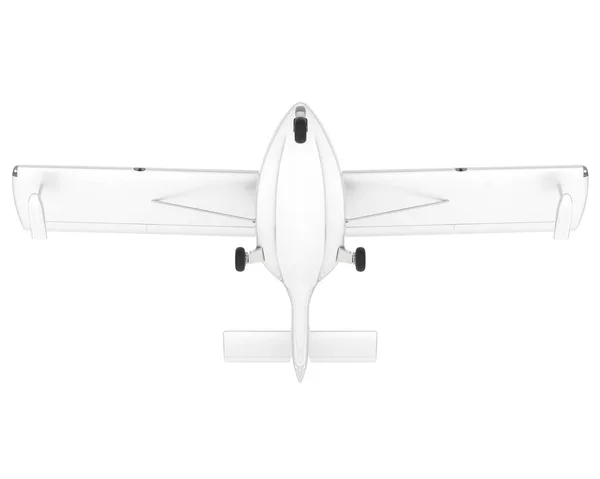 Fehér Légi Jármű Elszigetelt Fehér Háttérrel Renderelés Illusztráció — Stock Fotó