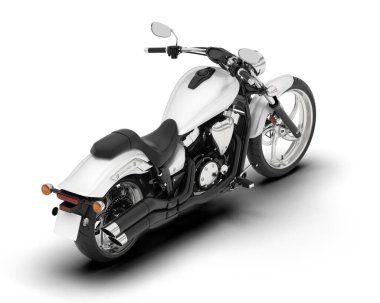 Beyaz şehir arabası beyaz arka planda izole edilmiş. 3d görüntüleme - illüstrasyon