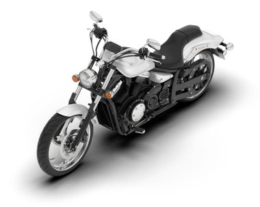 Beyaz şehir arabası beyaz arka planda izole edilmiş. 3d görüntüleme - illüstrasyon