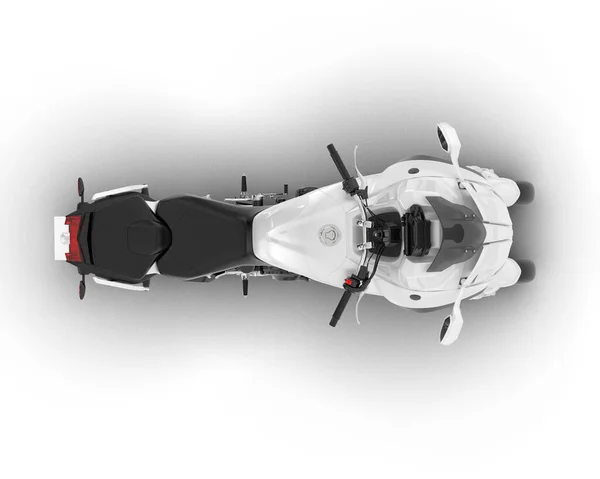Motor Putih Terisolasi Dengan Latar Belakang Putih Ringkasan Ilustrasi — Stok Foto