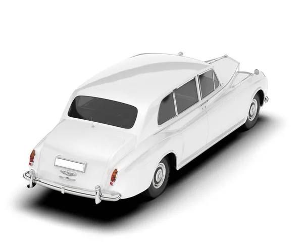 รถเม องส ขาวถ กแยกจากพ นหล ขาว การแสดงผล ภาพประกอบ — ภาพถ่ายสต็อก
