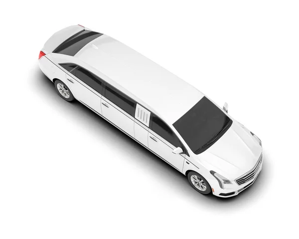 Beyaz Şehir Arabası Beyaz Arka Planda Izole Edilmiş Görüntüleme Illüstrasyon — Stok fotoğraf