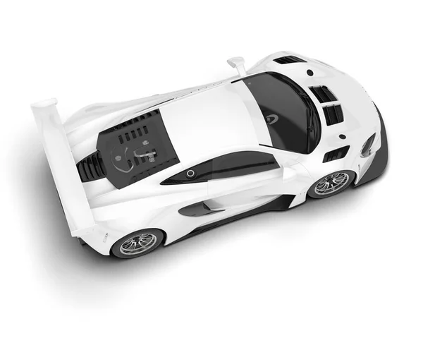 Ilustração 3d de carro de brinquedo infantil de corrida