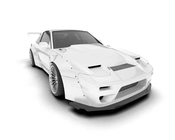 Race Car Isolated Background Rendering Illustration — Foto Stock