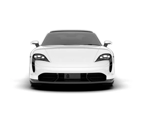 Λευκό Σπορ Αυτοκίνητο Διαφανές Φόντο Απόδοση Εικονογράφηση — Φωτογραφία Αρχείου