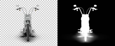 motorcycle 3d render illustration