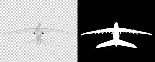 Самолет Визуализация Иллюстрации Пассажирский Самолет — стоковое фото