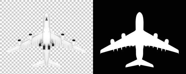 Pojazd Powietrzny Ilustracja Renderowania Samolot Pasażerski — Zdjęcie stockowe