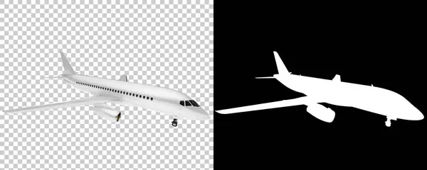 Flugzeugträger Darstellung Passagierflugzeug — Stockfoto