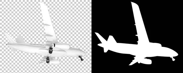 Flugzeugträger Darstellung Passagierflugzeug — Stockfoto