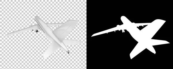 Літальний Апарат Ілюстрація Рендеринга Пасажирський Літак — стокове фото