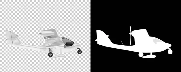 Veículo Aeronave Ilustração Renderização Avião Passageiros — Fotografia de Stock