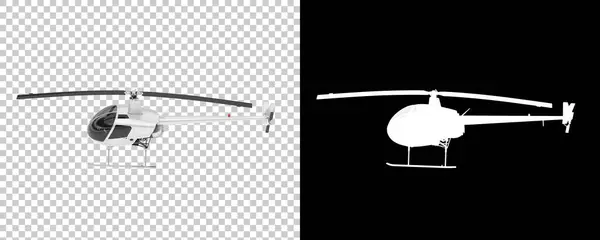 飞机模型 螺旋桨直升机 — 图库照片