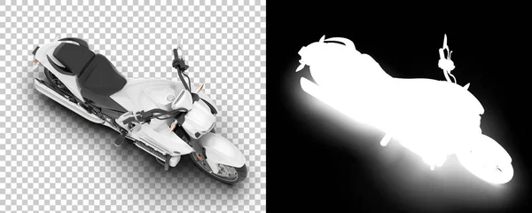Motorcycle Render Illustration — Stok fotoğraf