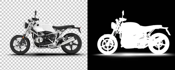 bike isolated on background with mask. 3d rendering - illustration