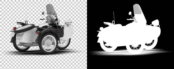 現代オートバイの3Dレンダリング イラスト — ストック写真