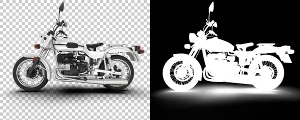 Renderização Motocicleta Moderna Ilustração — Fotografia de Stock