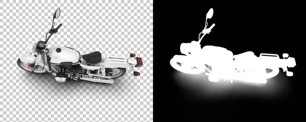 Rendering Modern Sepeda Motor Ilustrasi — Stok Foto