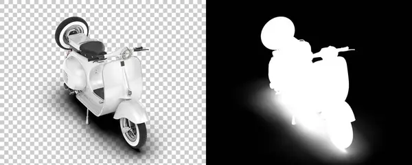 Rendering Modern Motorcycle Illustration — Stock Photo, Image