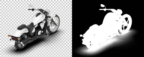 Renderização Motocicleta Moderna Ilustração — Fotografia de Stock