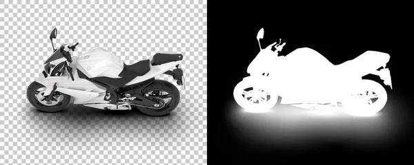 Vykreslování Moderních Motocyklů Ilustrace — Stock fotografie