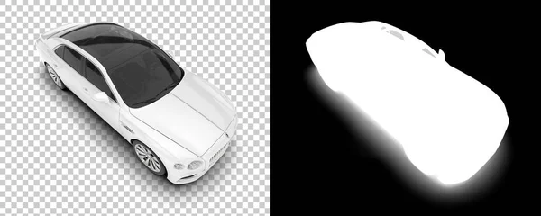 รถหร ขาวแยกจากพ นหล ขาว การแสดงผล ภาพประกอบ — ภาพถ่ายสต็อก