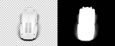 3D art illustration. Luxury cars models   