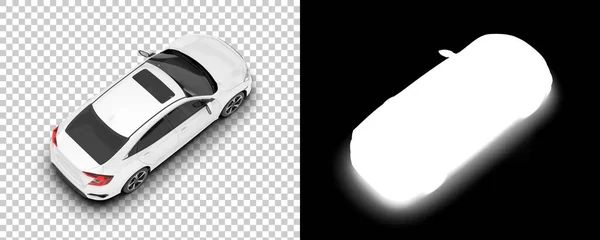 Silhouettes Modern Car Transparent Black Background — Fotografia de Stock