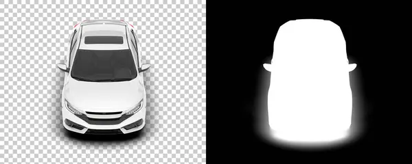 Silhouettes Modern Car Transparent Black Background — стоковое фото