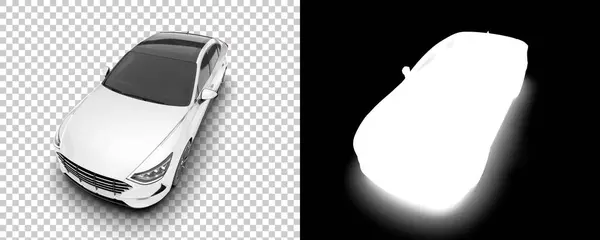 Automóvil Moderno Ilustración Representación —  Fotos de Stock