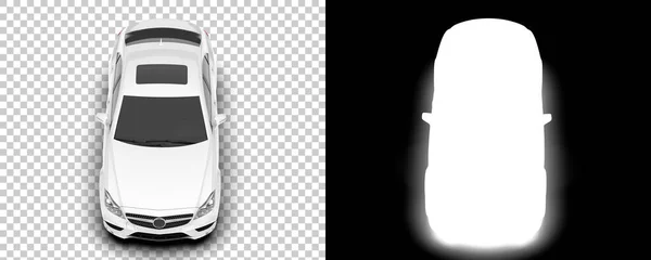 Moderní Automobil Vykreslování Ilustrace — Stock fotografie