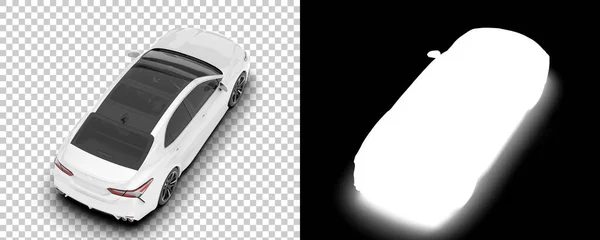 Arka Planda Maskeyle Izole Edilmiş Modern Araba Görüntüleme Illüstrasyon — Stok fotoğraf