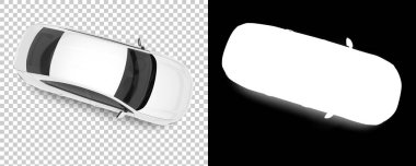 Modern arabanın siyah beyaz çizimi