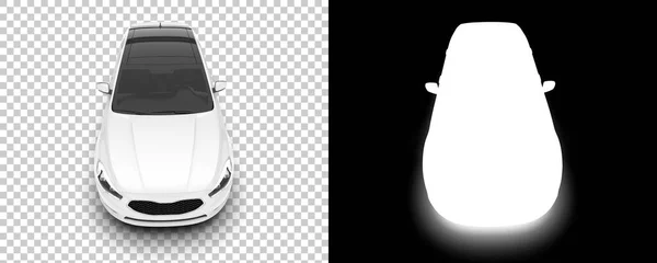 Εικονογράφηση Πίσω Και Λευκό Μοντέρνο Αυτοκίνητο Διαφανές Φόντο Παραγόμενη Από — Φωτογραφία Αρχείου