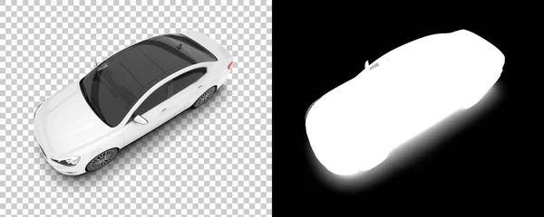 Εικονογράφηση Πίσω Και Λευκό Μοντέρνο Αυτοκίνητο Διαφανές Φόντο Παραγόμενη Από — Φωτογραφία Αρχείου