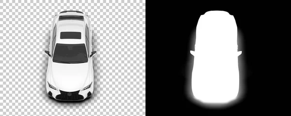 Representación Ilustración Modelos Automóviles Espalda Blanco Coche Moderno Sobre Fondo — Foto de Stock