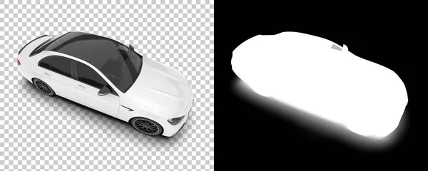 Representación Ilustración Modelos Automóviles Espalda Blanco Coche Moderno Sobre Fondo —  Fotos de Stock